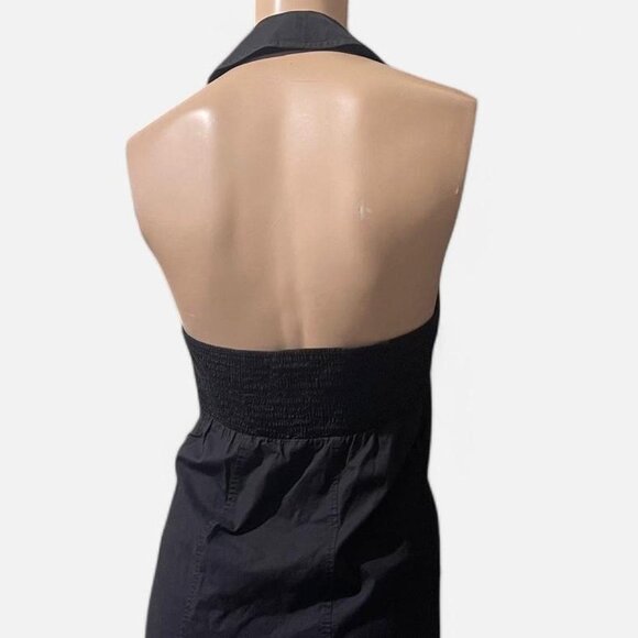 Black halter summer dress size M GBY Express - Picture 2 of 6